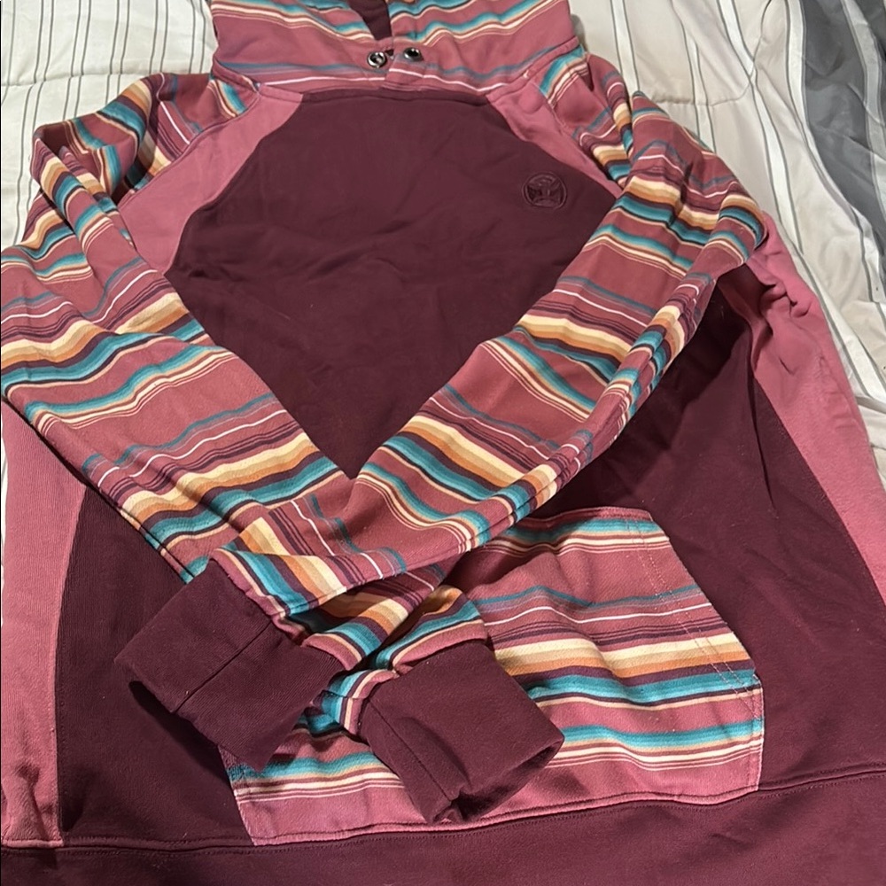 Hooey Multicolor Striped Hoodie